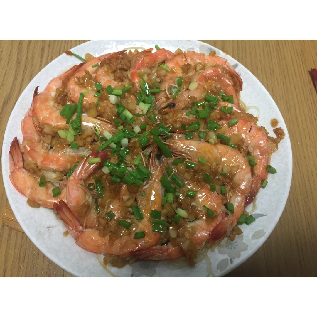 蒜蓉粉丝蒸虾