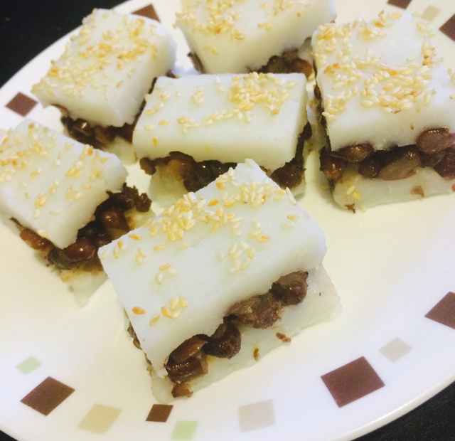 红豆山药糕