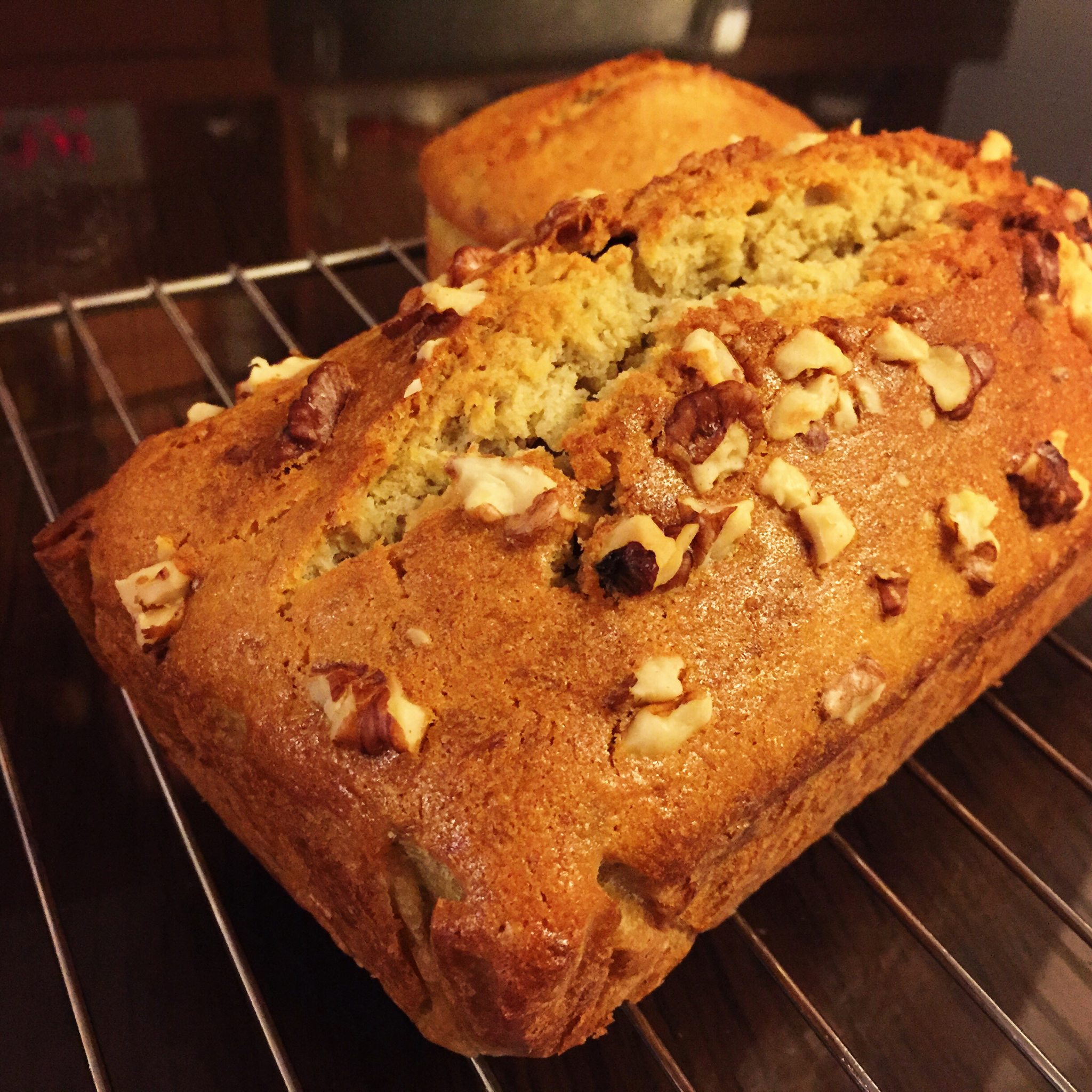 鱼仔在等神秘人做的香蕉磅蛋糕