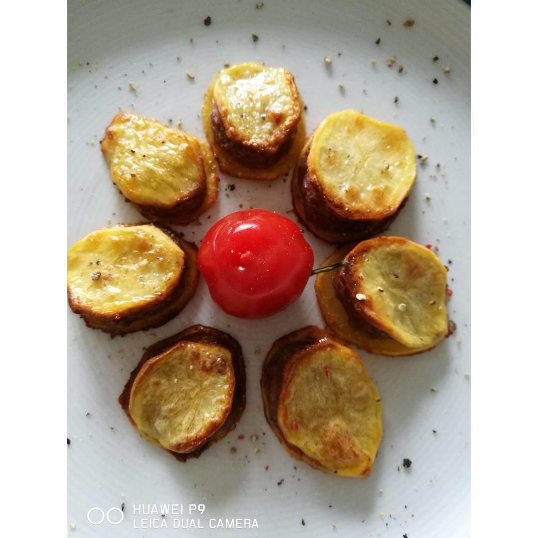 新奥尔良土豆夹肉饼