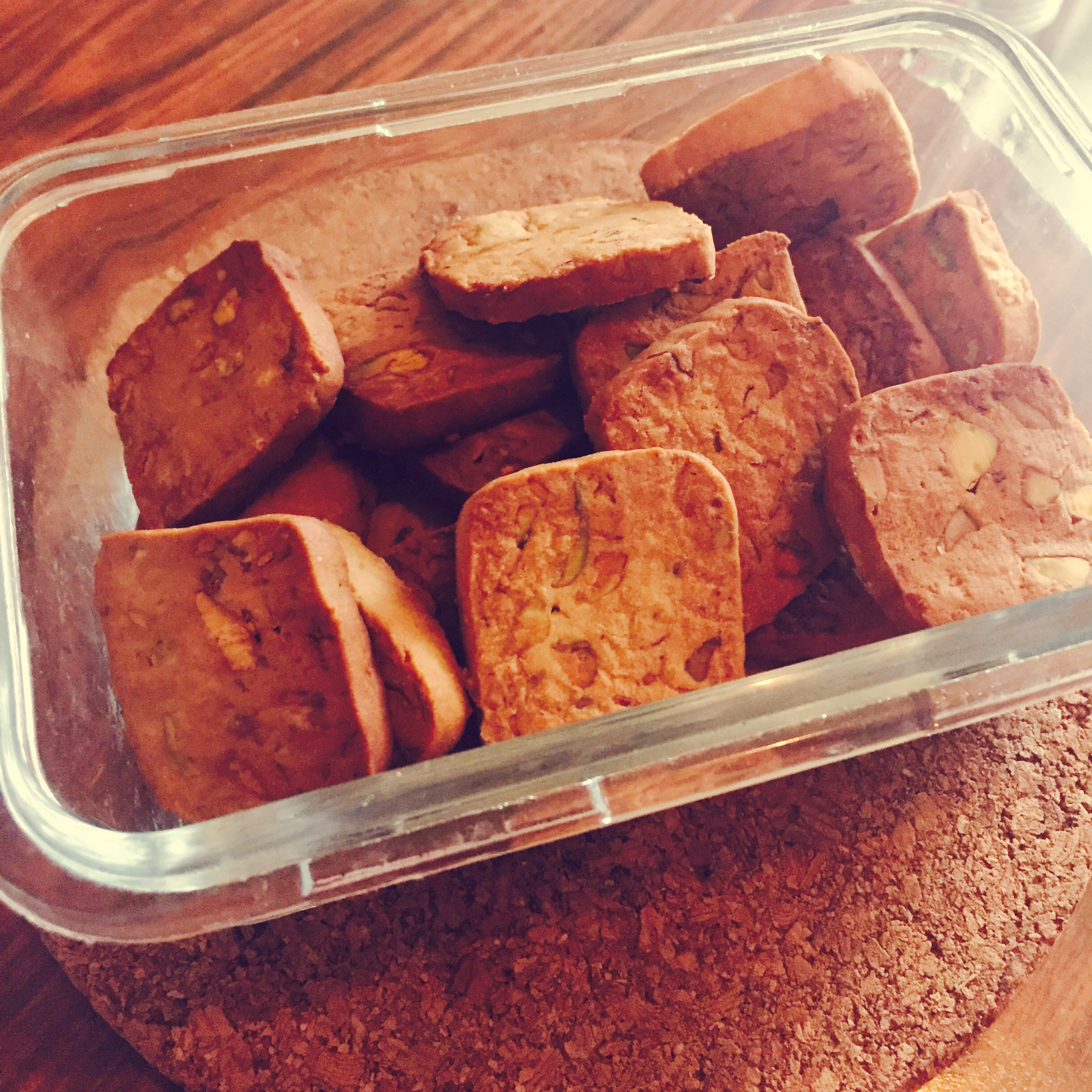 蜂蜜开心果饼干