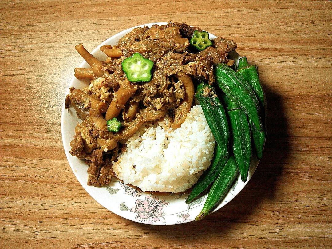 啤酒平菇烧牛肉