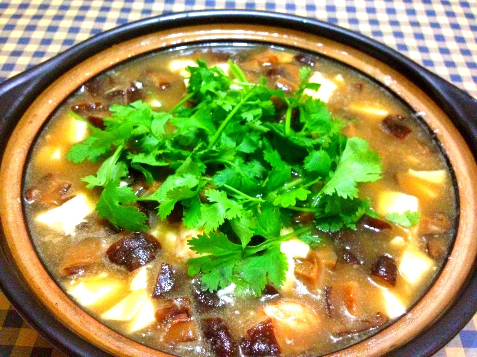 香菇虾仁豆腐羹