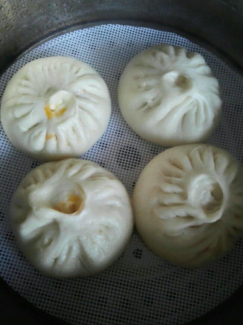 胡萝卜肉包 一次发酵