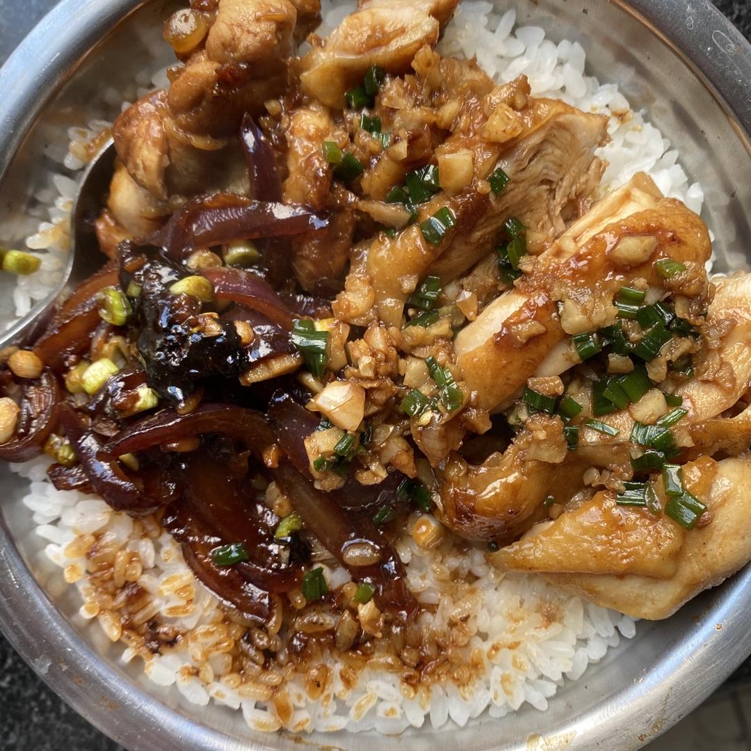 照烧鸡腿饭