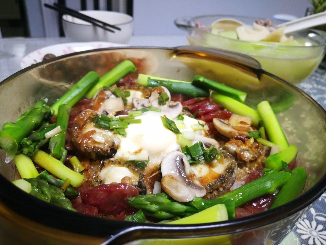 香肠煲仔饭