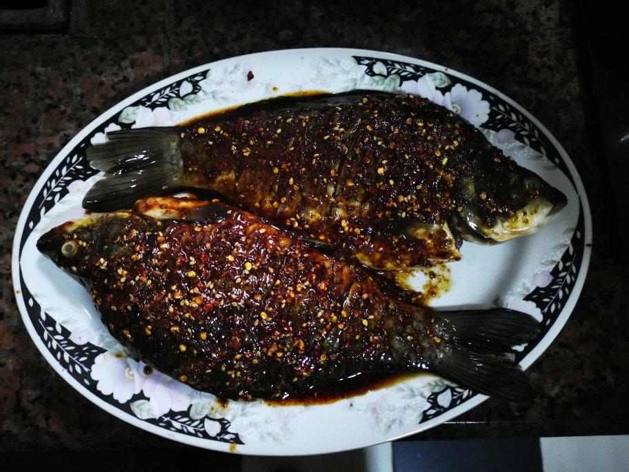 心妍_rqdy做的烤鲫鱼(烤箱版)