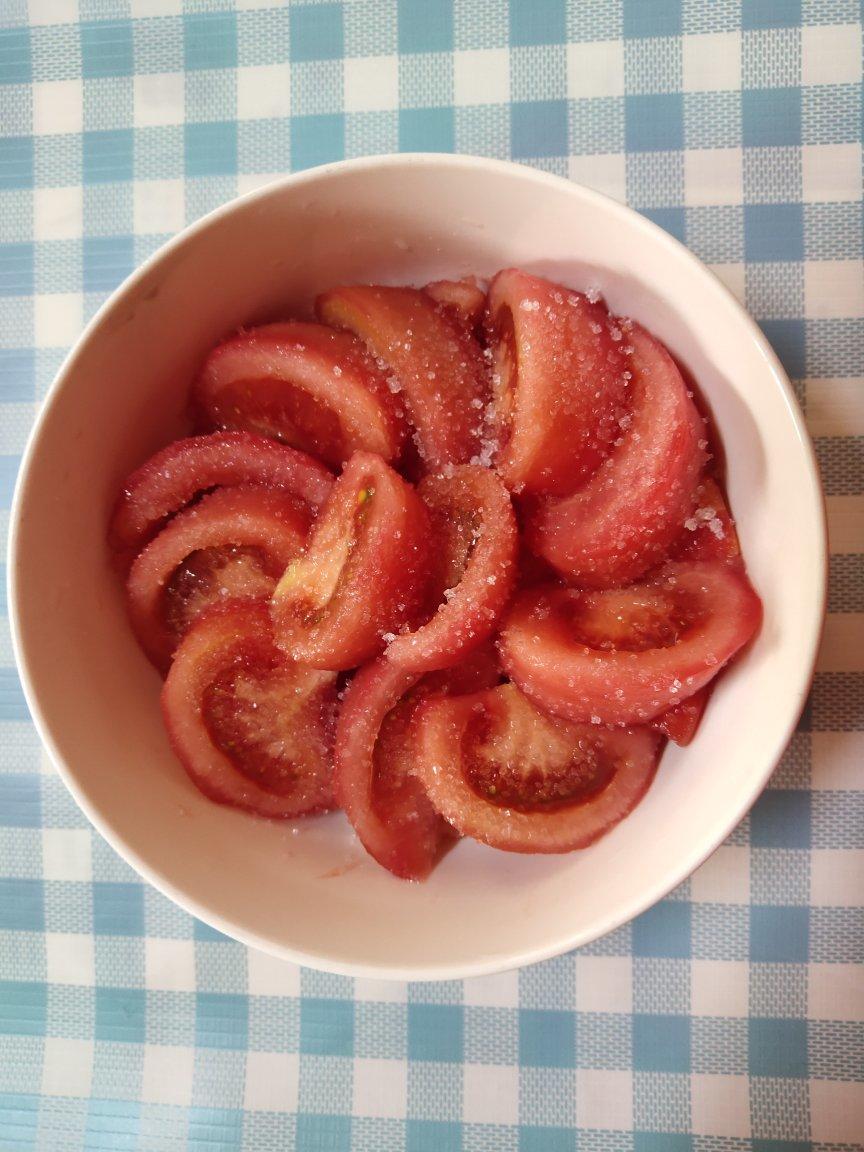 🌹花开富贵！糖拌西红柿~开胃解腻🌺花样美食