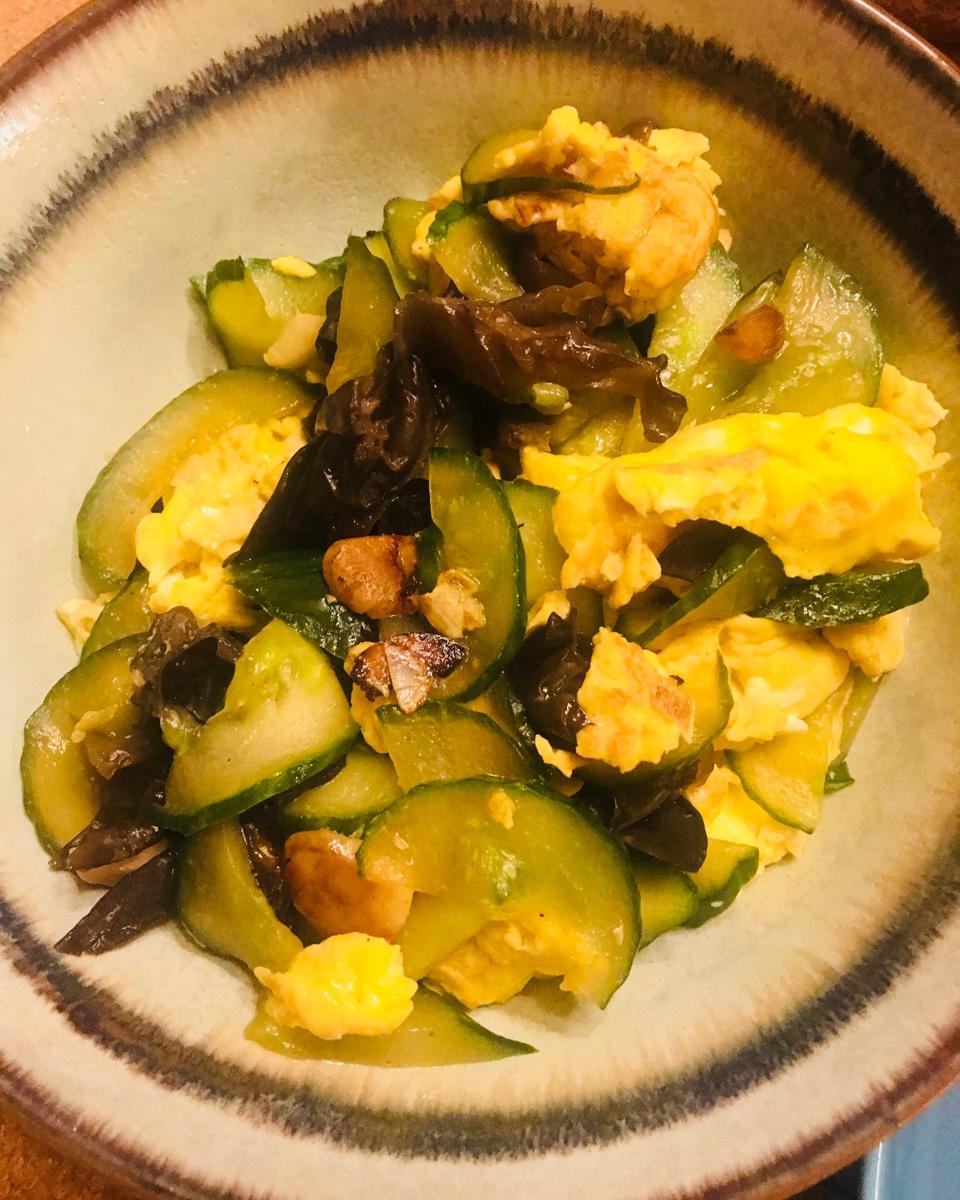 黄瓜木耳鸡蛋