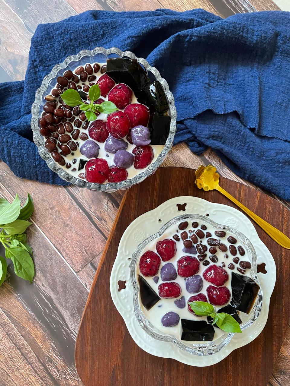 椰浆红豆芋圆烧仙草