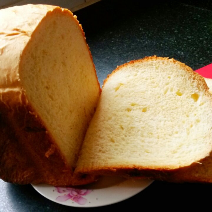 超级好吃的原味面包（面包机版）