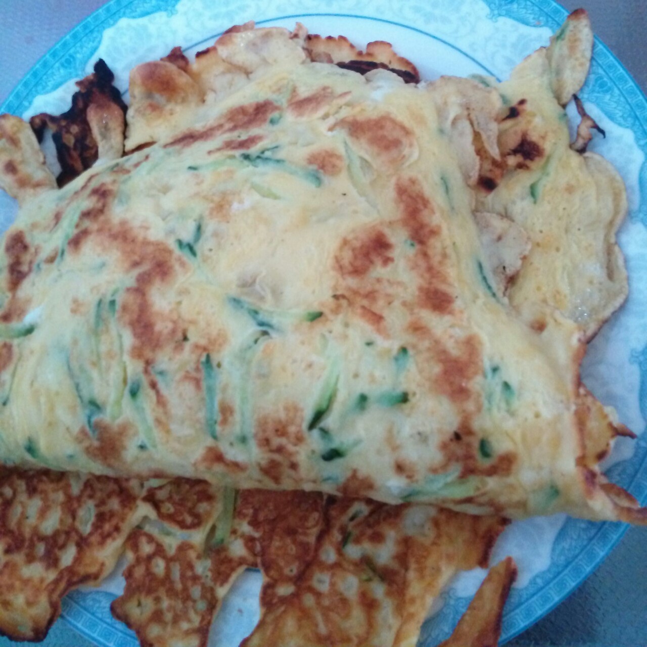 黄瓜鸡蛋饼