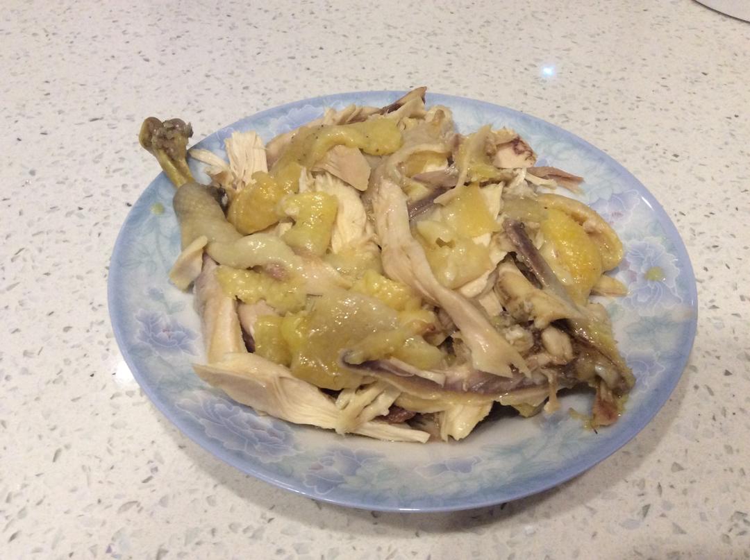 只有盐和鸡的                        盐焗鸡(懒人电饭锅版)