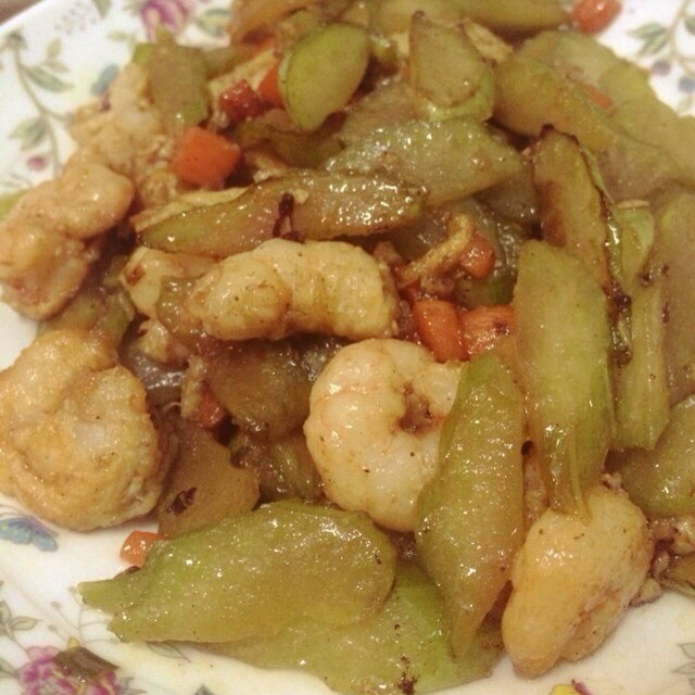 芹菜炒虾仁