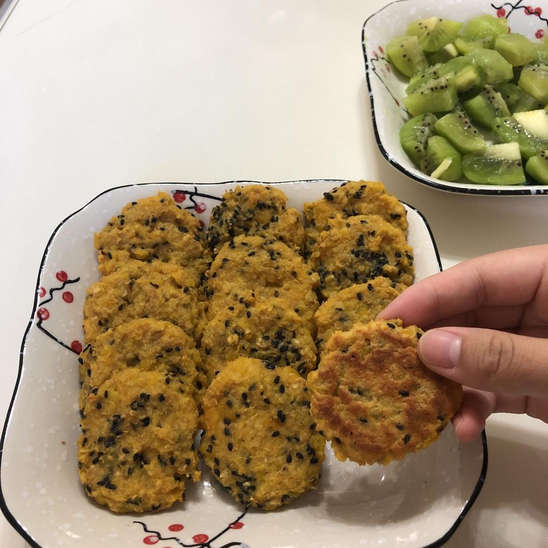 超简单红薯燕麦饼（饱腹+健康+儿童健康副食）