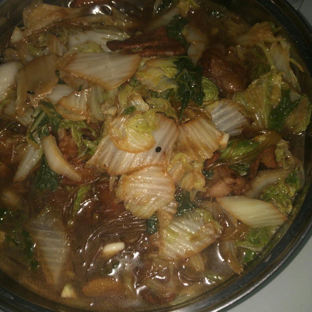 猪肉白菜炖粉条