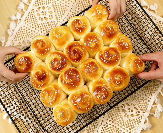 超级松软香甜的蜂蜜小面包-凯度蒸烤箱