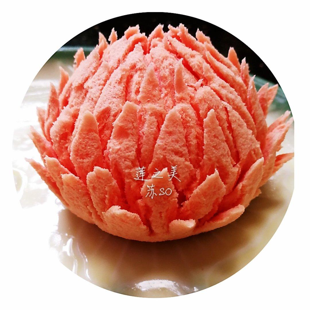 美丽的莲花馒头