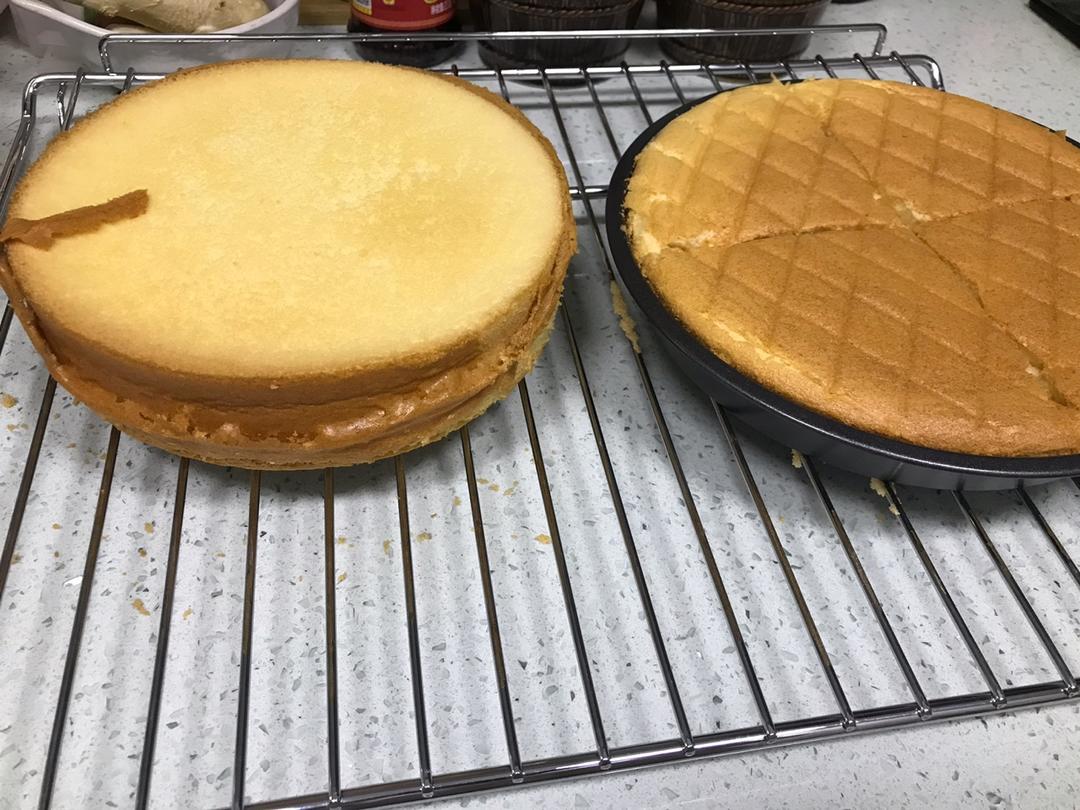 戚风蛋糕完美脱模+切片