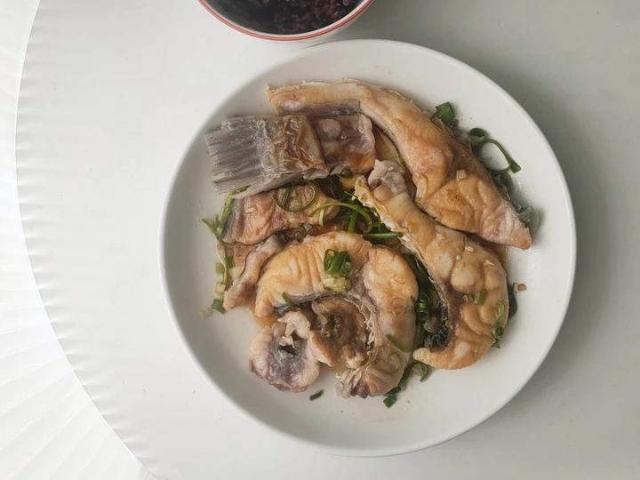 葱油淋鱼片