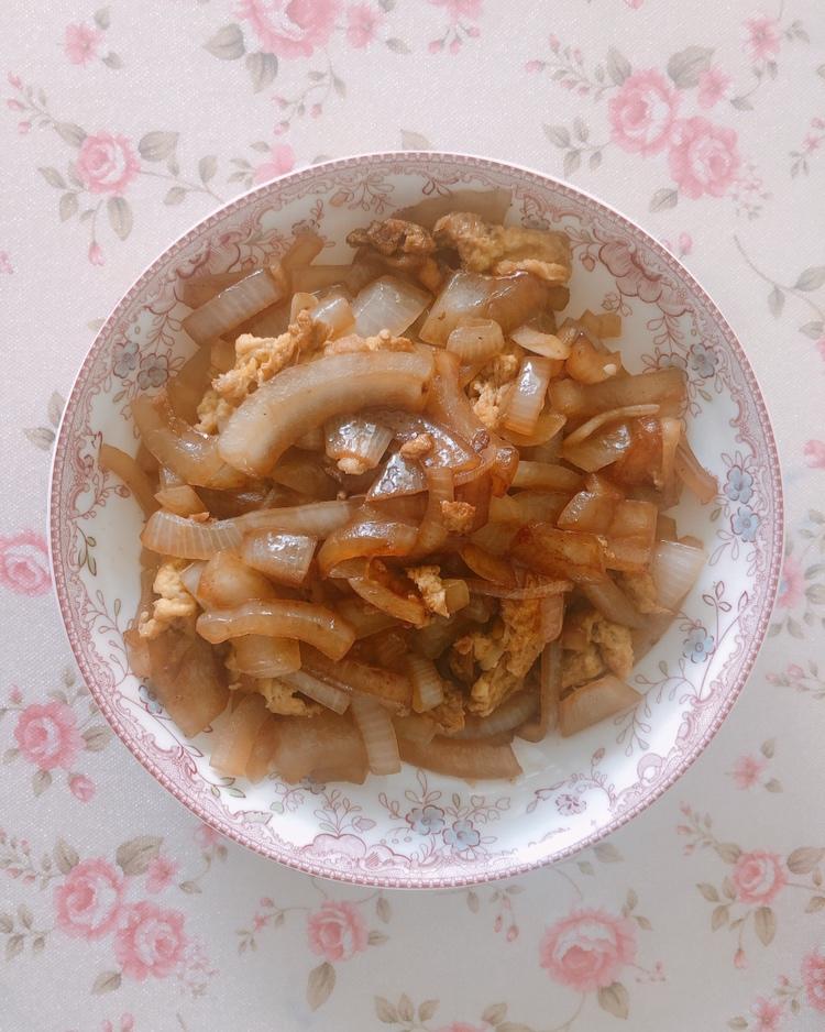 洋葱炒鸡蛋
