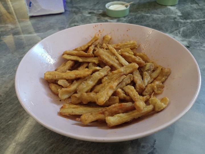 干炸杏鲍菇（超级好吃）