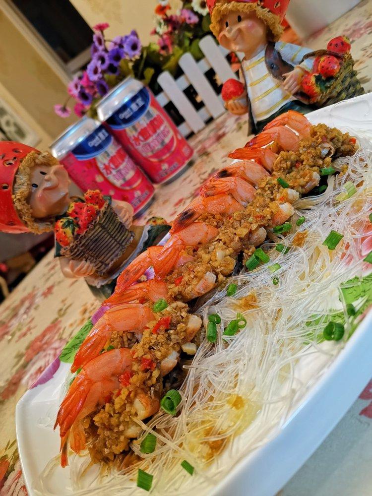 蒜蓉粉丝开背虾