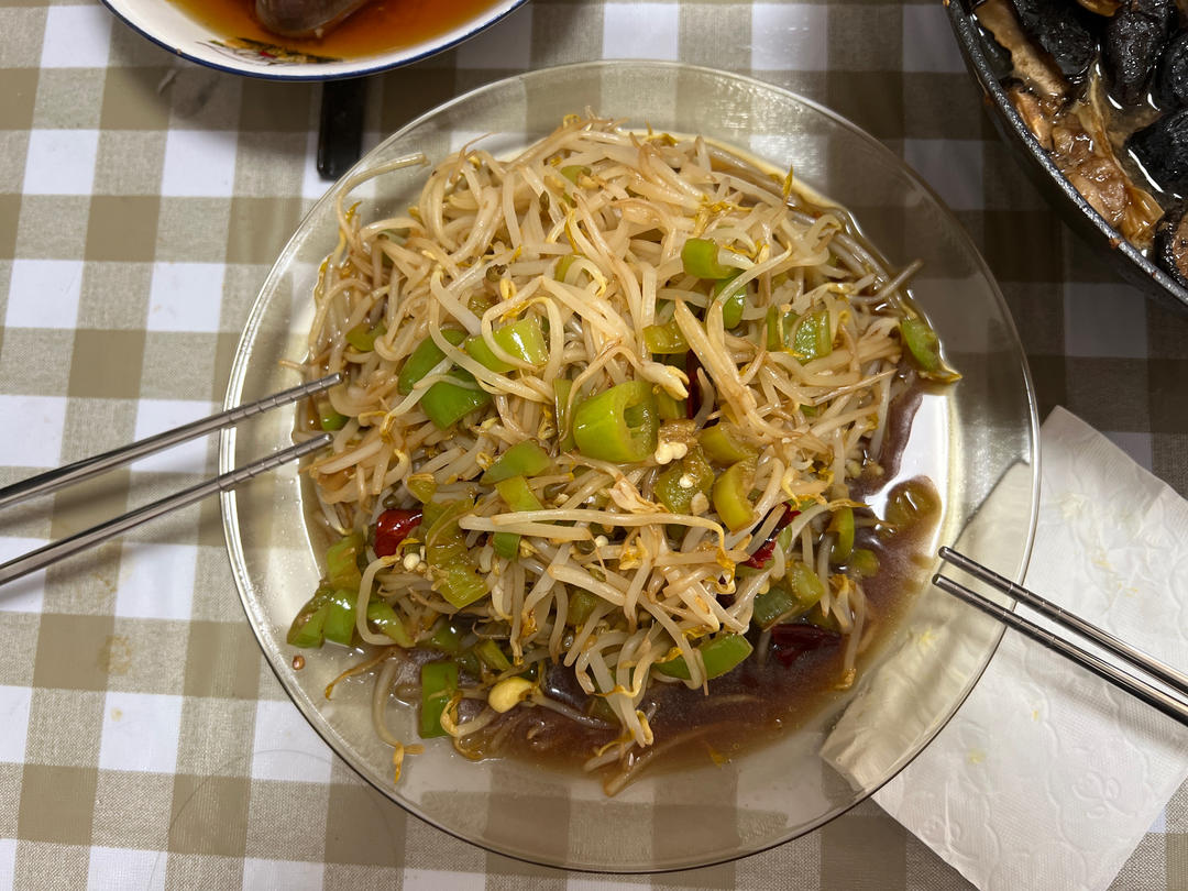 爆炒绿豆芽