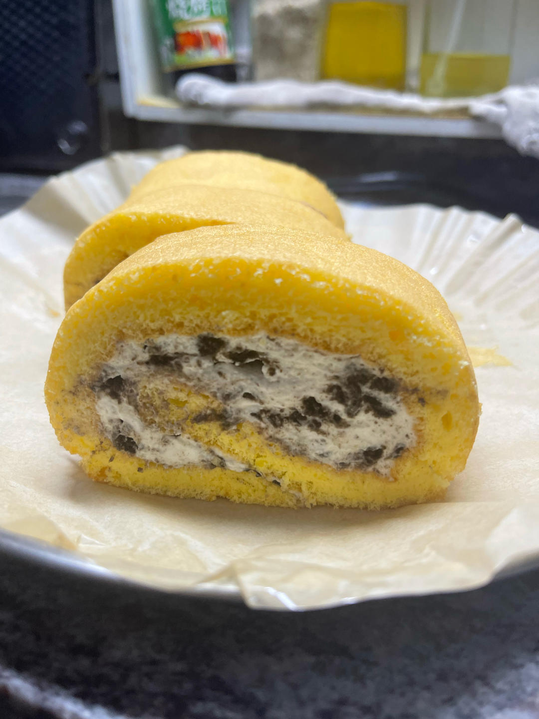 奥利奥咸奶油蛋糕卷
