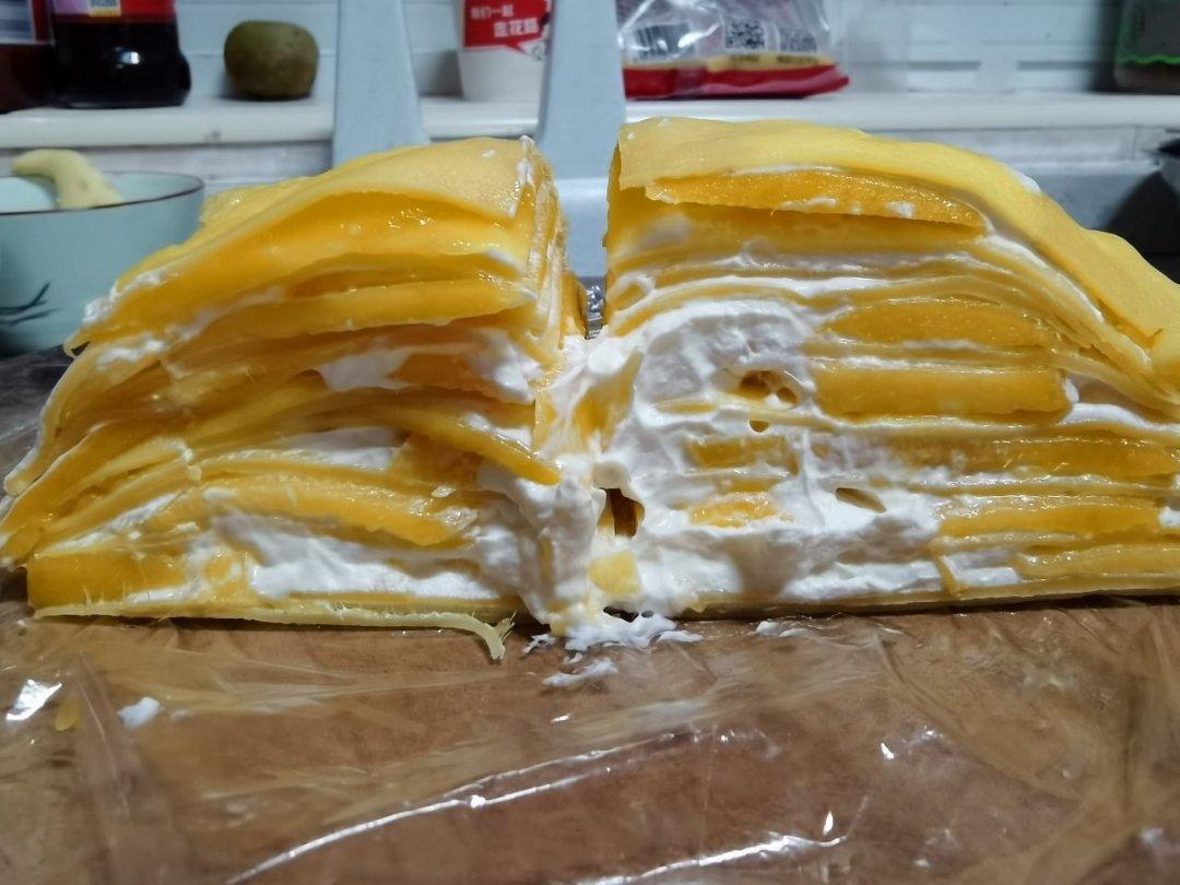 芒果千层蛋糕，100%成功告别煎皮无能