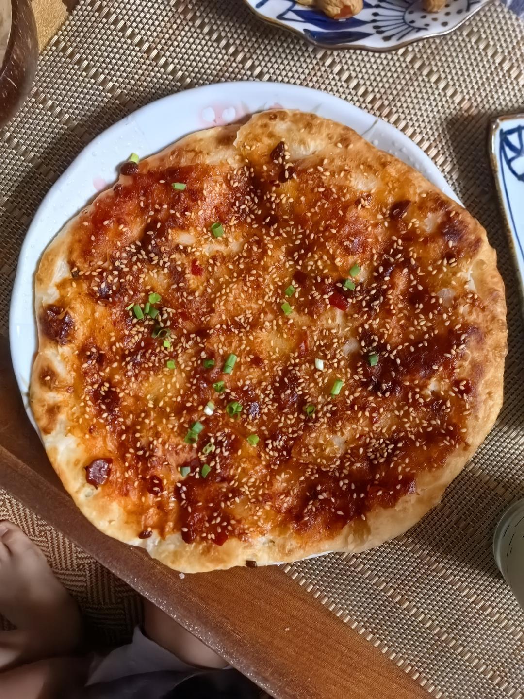 葱香浓郁的酱香饼