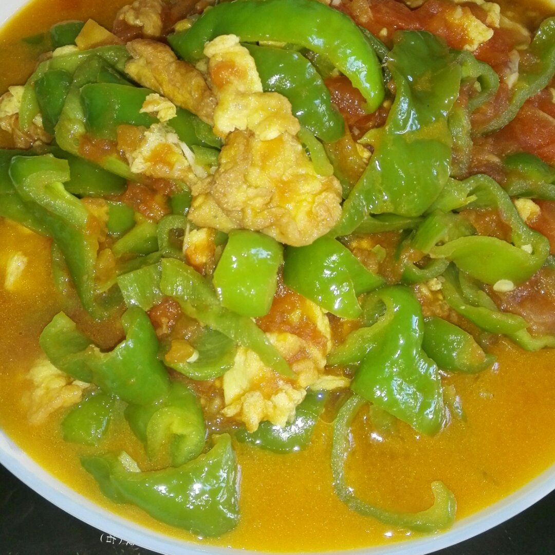 queenmaryqeal做的西辣蛋西红柿辣子炒鸡蛋