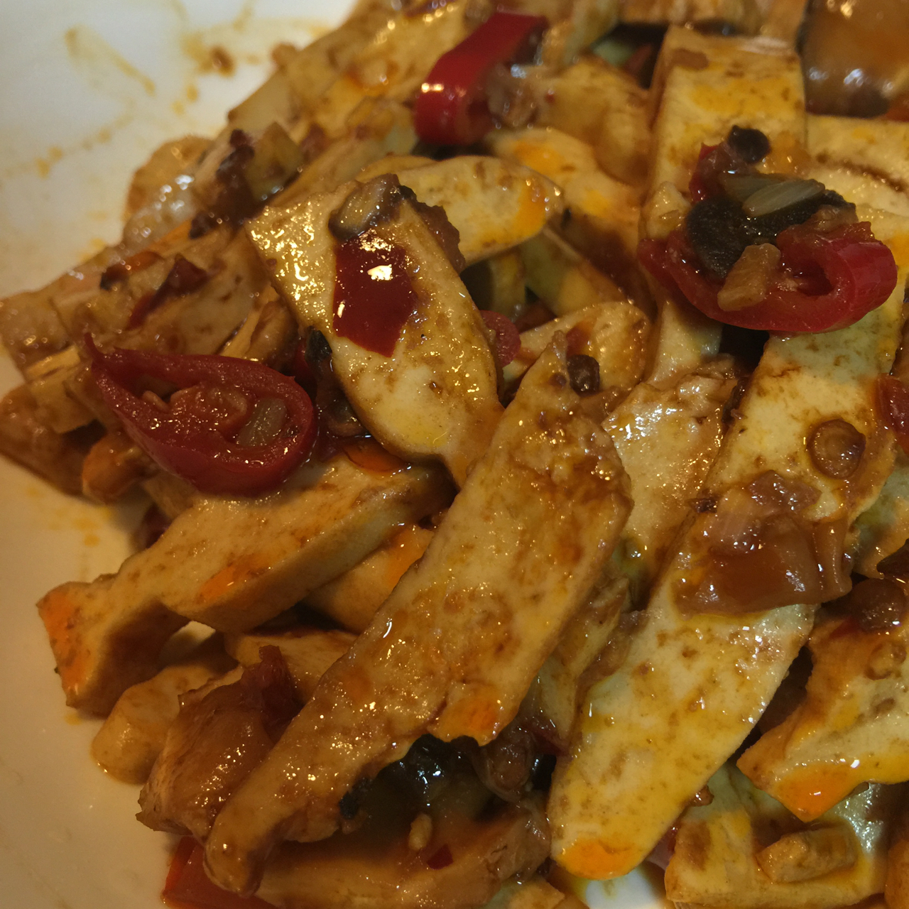 素菜：芹菜炒豆腐干