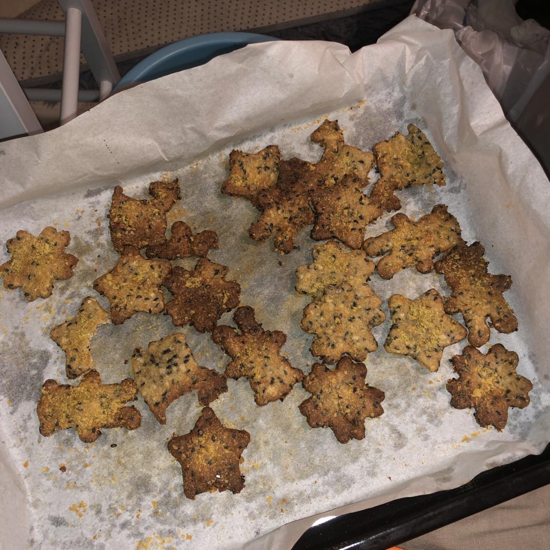 【健康零食】全麦芝麻饼干