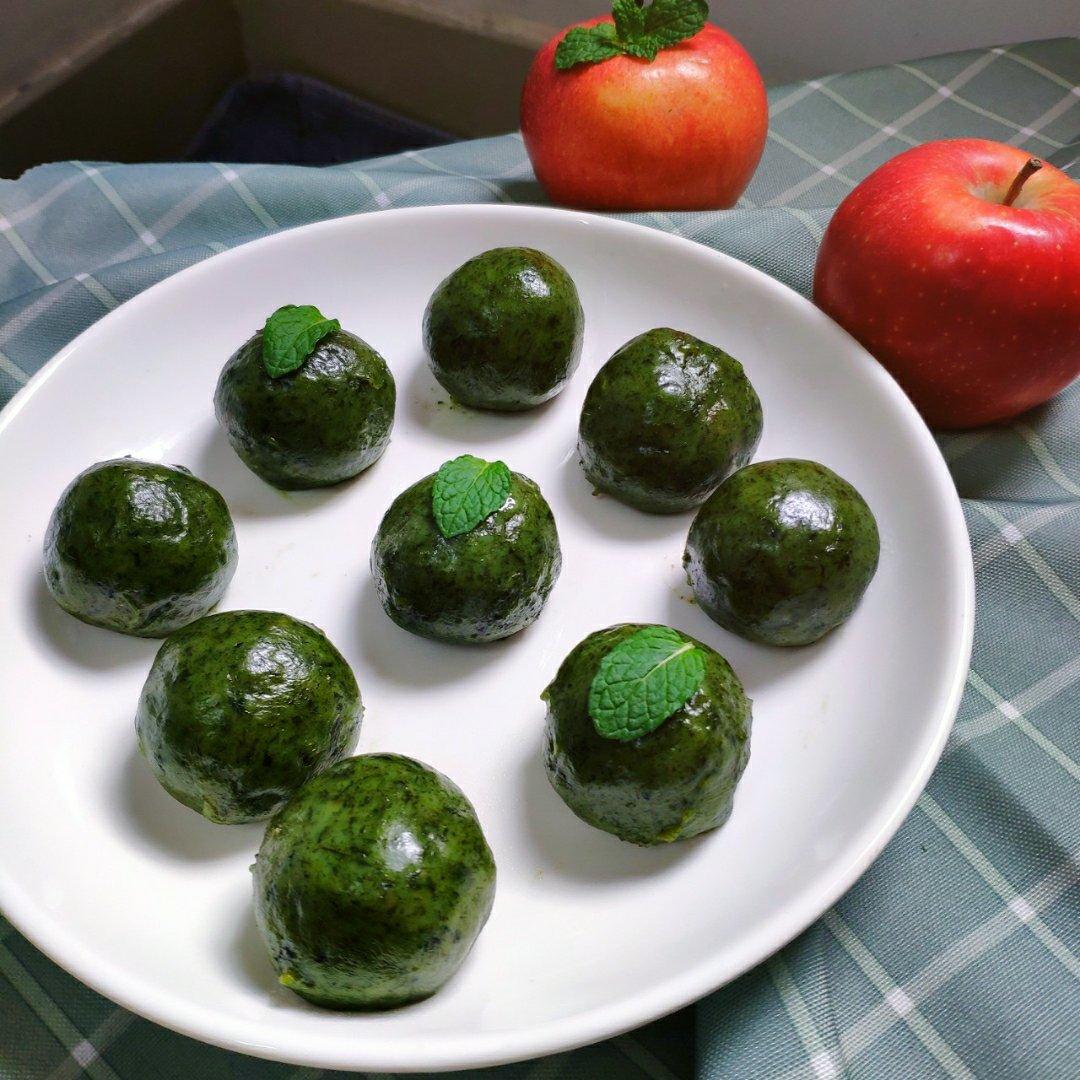 艾草青团-经典豆沙+网红肉松