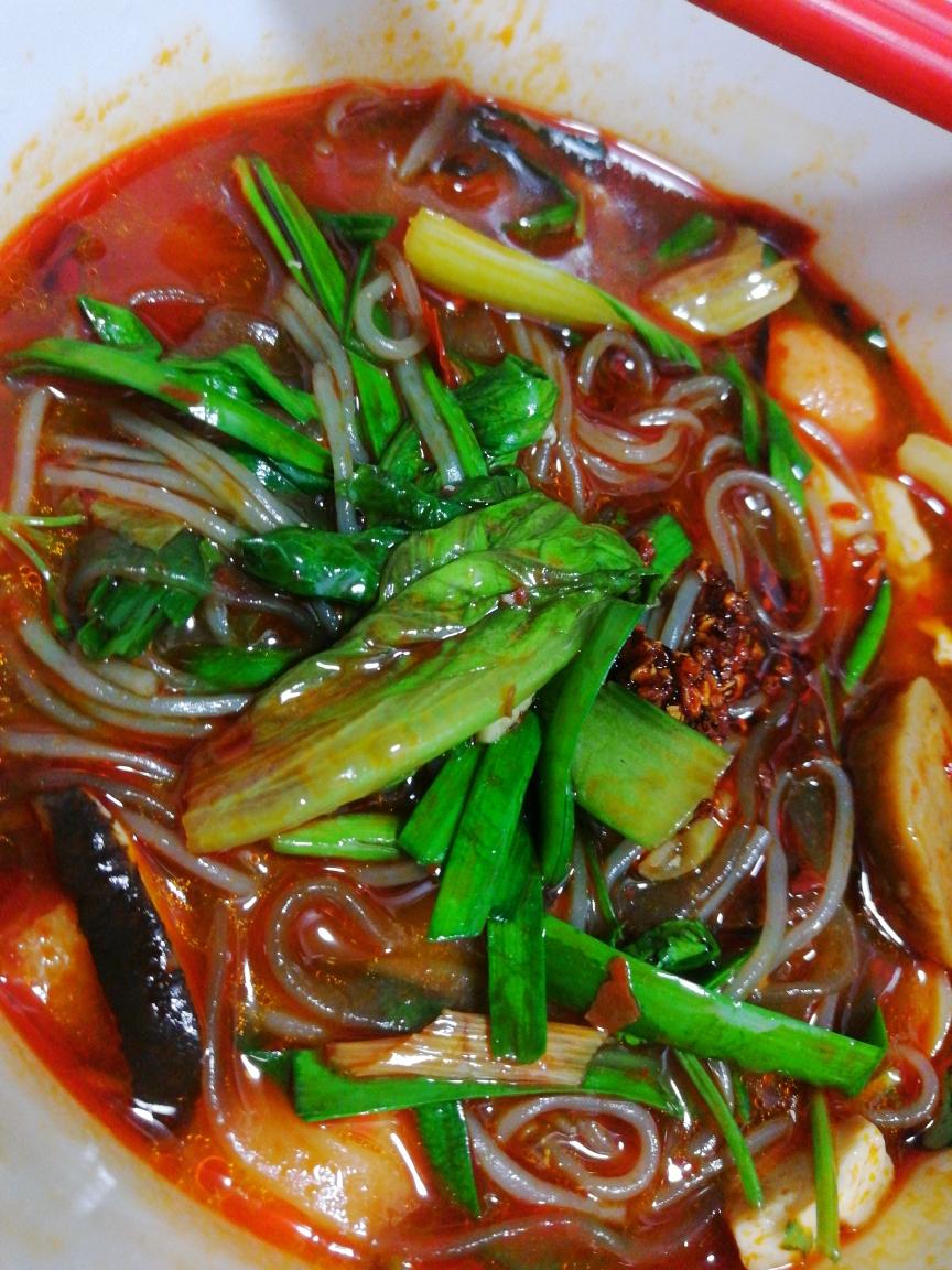 红油酸辣麻辣烫的做法