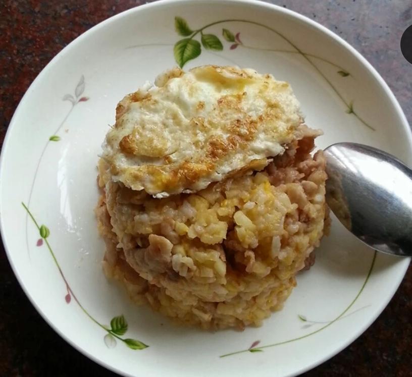 苹果蛋炒饭