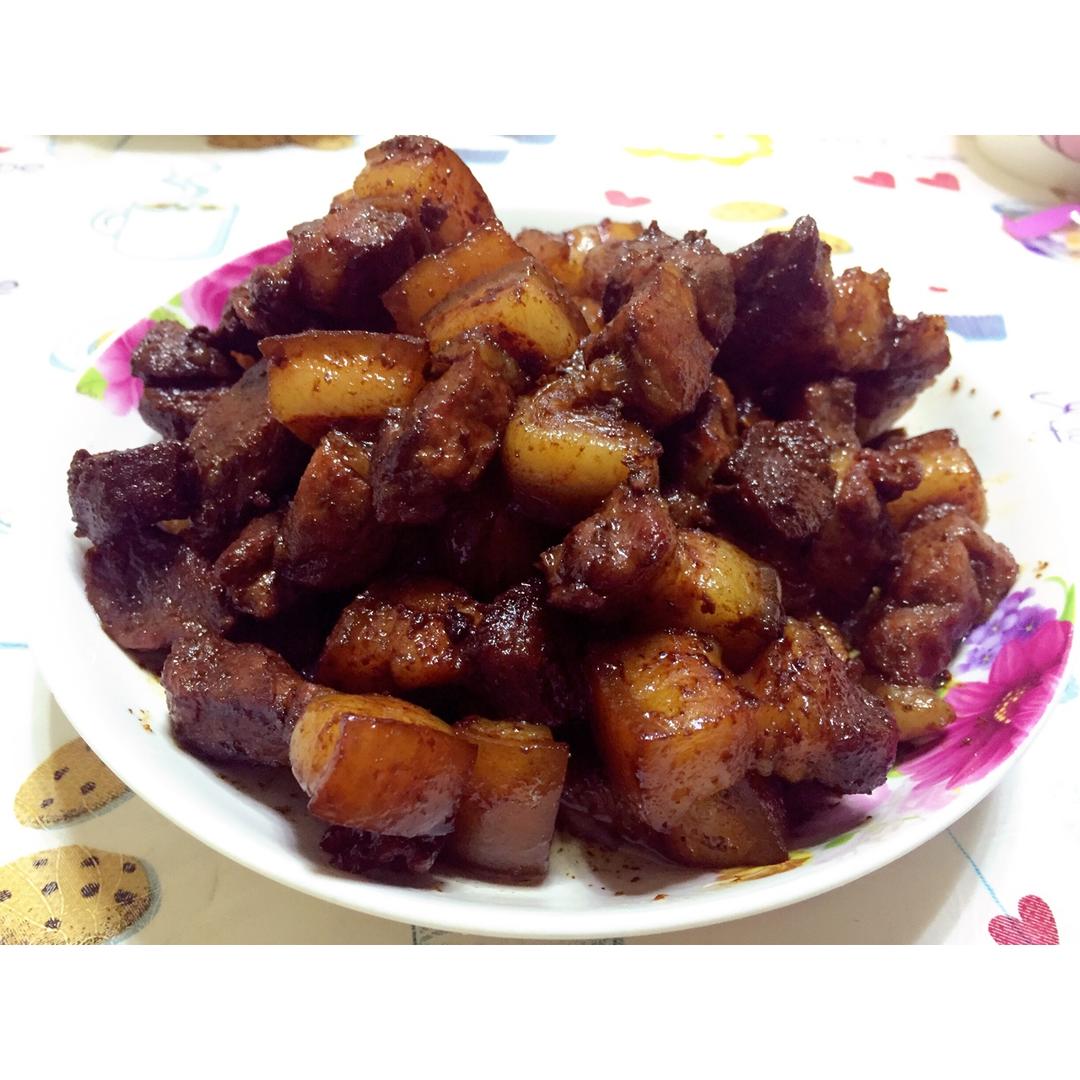 不焯水不放油的家常红烧肉