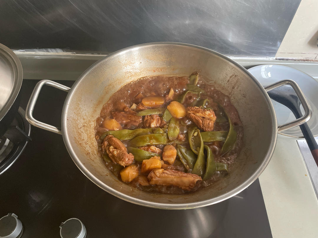 排骨炖豆角土豆——东北夏天必备