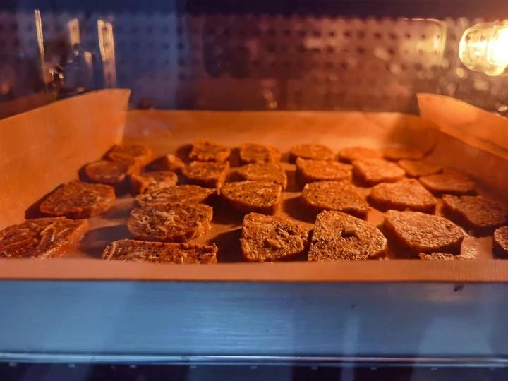 纯素柠檬杏仁奇亚籽香脆饼