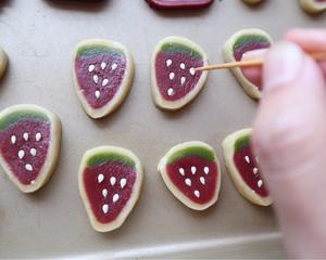 🍓一口一个小可爱❗️草莓多多曲奇饼干的做法 步骤10