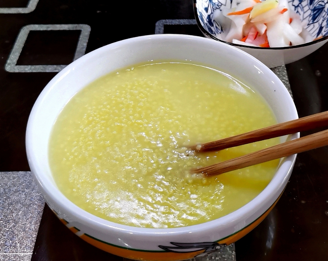 陕北小米粥-出米油