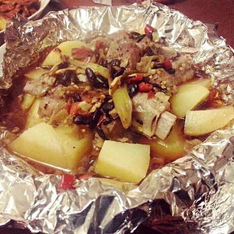 豉椒蒸土豆排骨