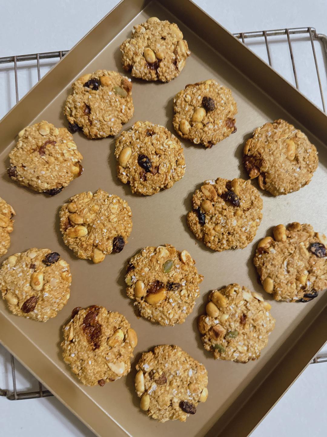 消耗燕麦——少油糖简单快手燕麦饼干的做法
