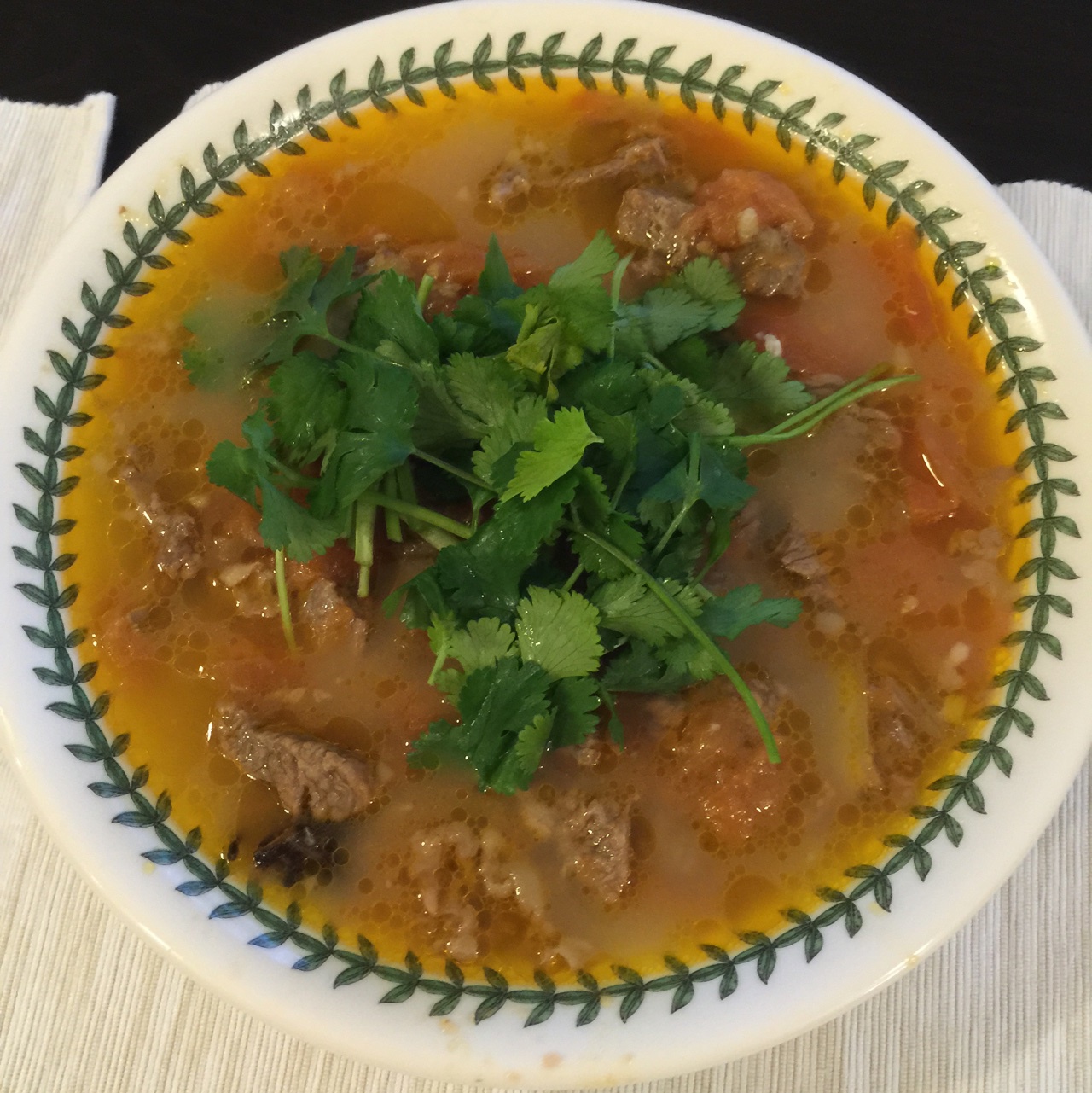 西红柿炖牛肉，酸酸的开胃菜