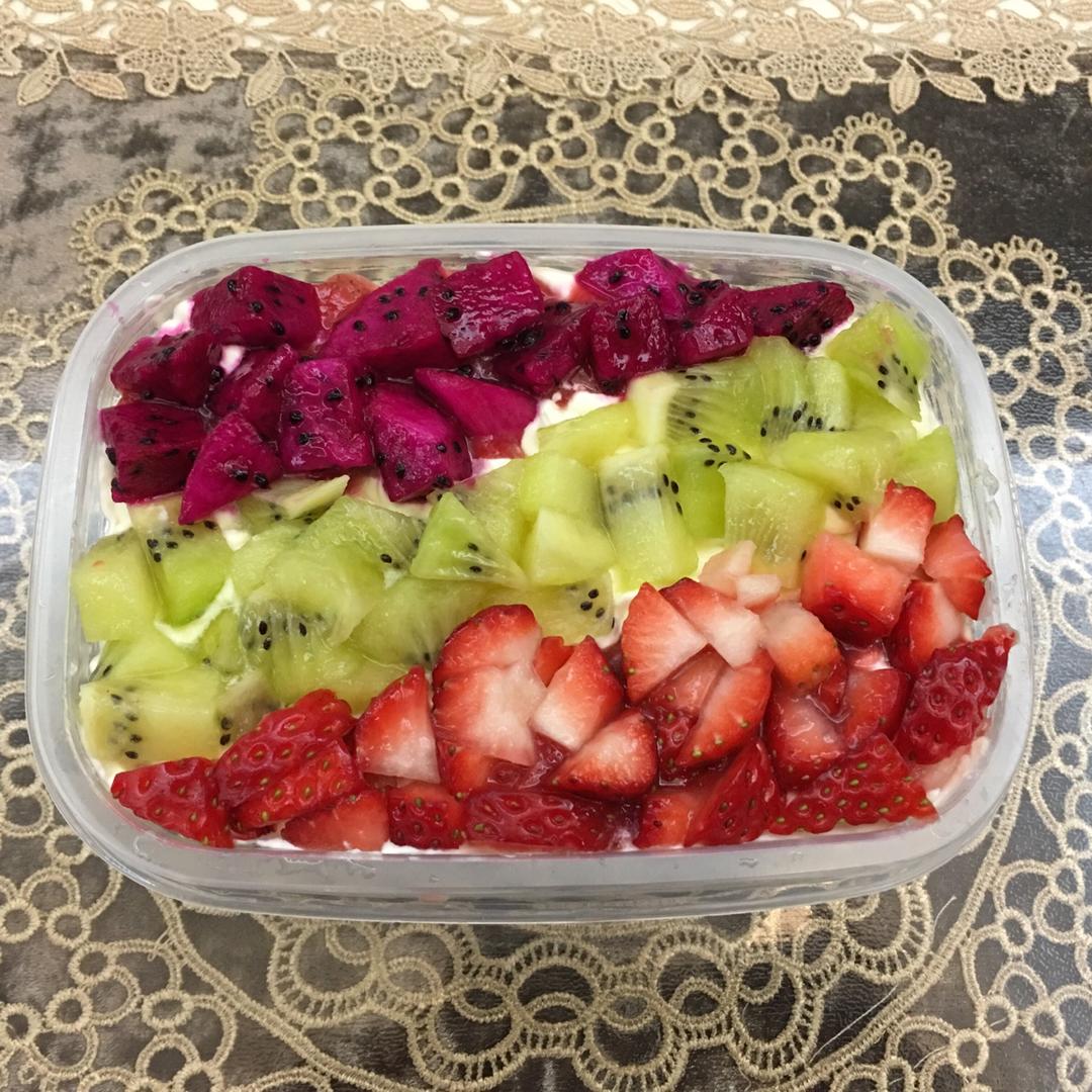 自家吃的盒子蛋糕是长这样的