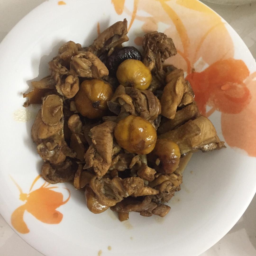 板栗烧鸡