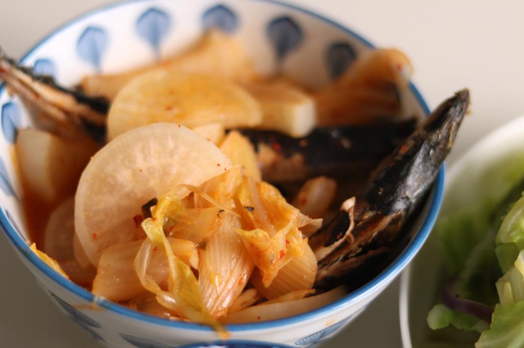 韩式泡菜煮鲭鱼