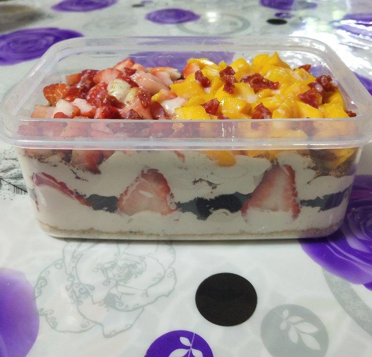 双色木糠盒子蛋糕