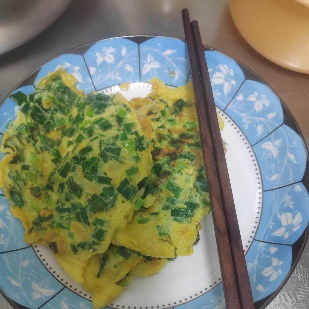 韭菜鸡蛋饼